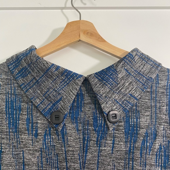 Vintage style Mandala Design blue/gray tunic Size L - Picture 5 of 8